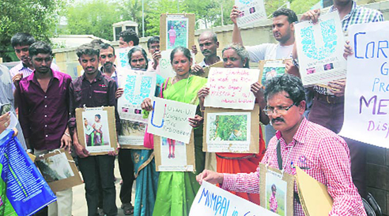 Unilever mercury pollution protest