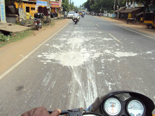 ECR Road spill