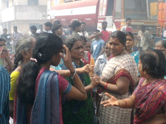 illegal dump site protest