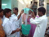 New India bucket brigade