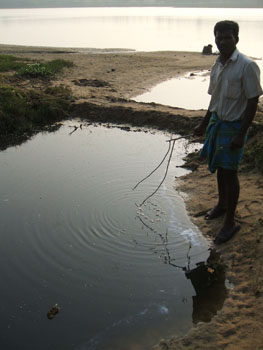 Pioneer Miyagi discharging effluents