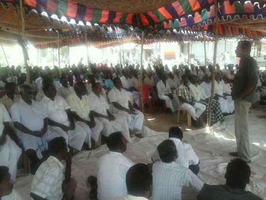 Cuddalore textile park protest